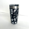 Bullzerk Tumbler featuring a vibrant Texas-themed design, perfect for anyone looking for Texas themed gift, Texas Made Gifts, souvenirs from Texas, or a Dallas souvenir. This stylish tumbler makes a great addition to any Texan gifts collection.