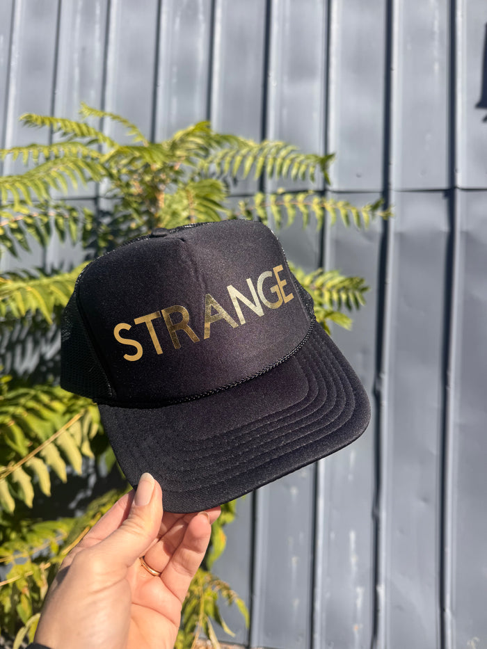 STRANGE trucker hat