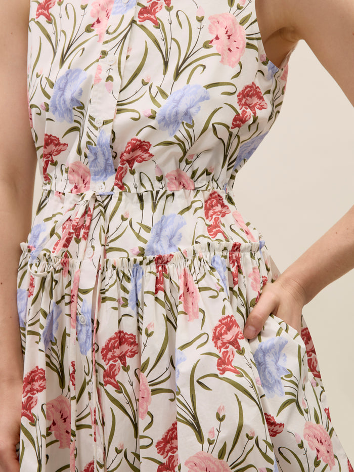 Acosanti Floral Shirt Dress