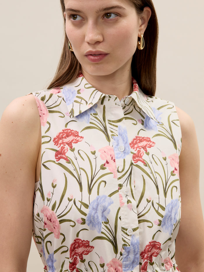 Acosanti Floral Shirt Dress