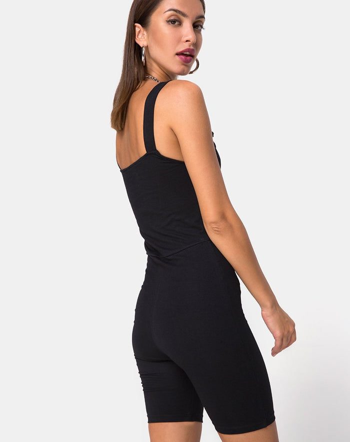 Image of Acrety Unitard in Black Buckles