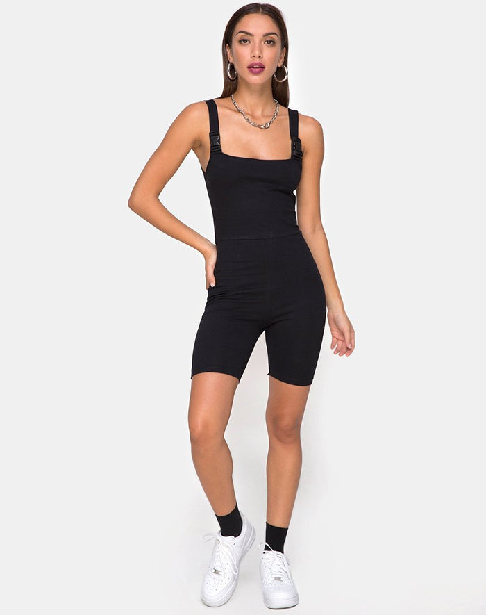 Image of Acrety Unitard in Black Buckles