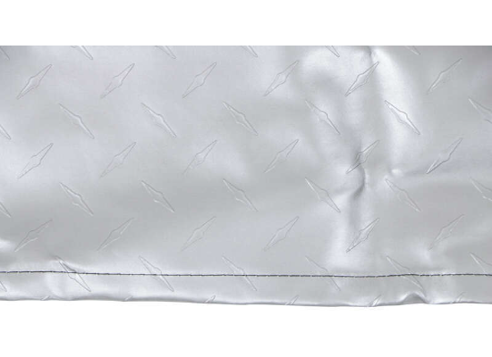 Diamond Plated Silver Vinyl Material Close-Up Detail | United RV Parts
