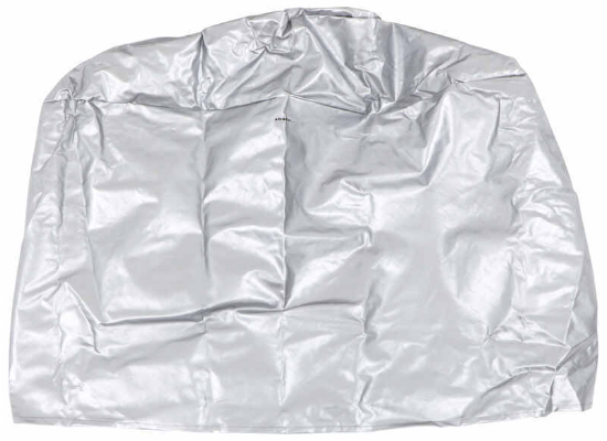 Silver ADCO 3723 Tire Cover Folded Storage View | United RV Parts