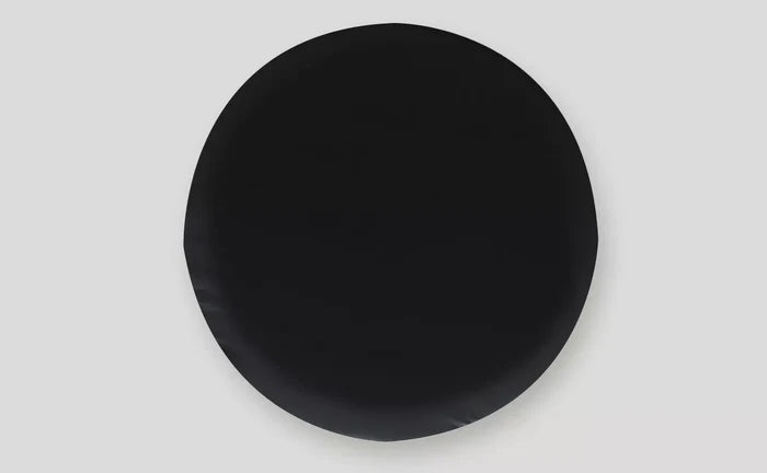 Black Vinyl ADCO Spare Tire Cover 34 Inch - Front View | United RV Parts