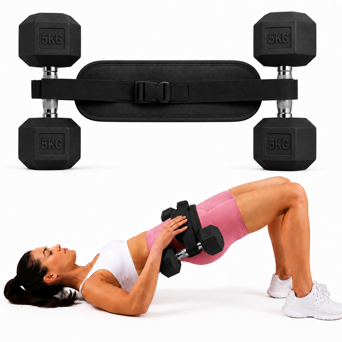 Black / Belt with 2kg dumbbells