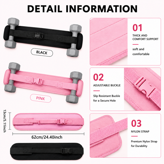 Adjustable weighted belt