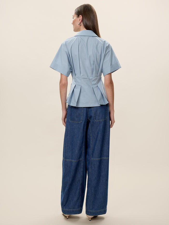 Aisley Poplin Blouse