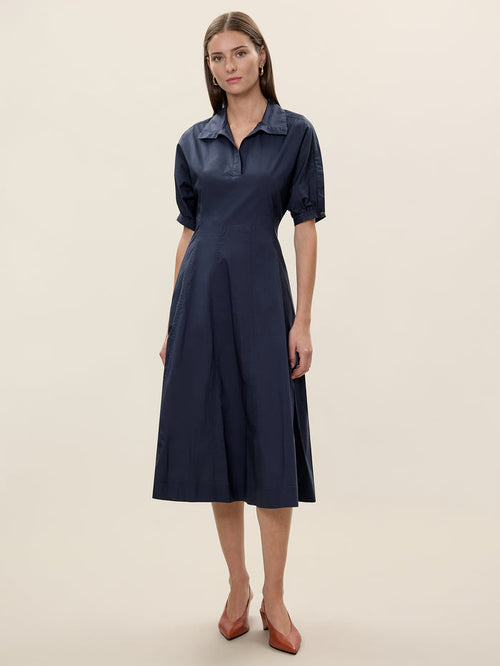 Aisley Poplin Dress