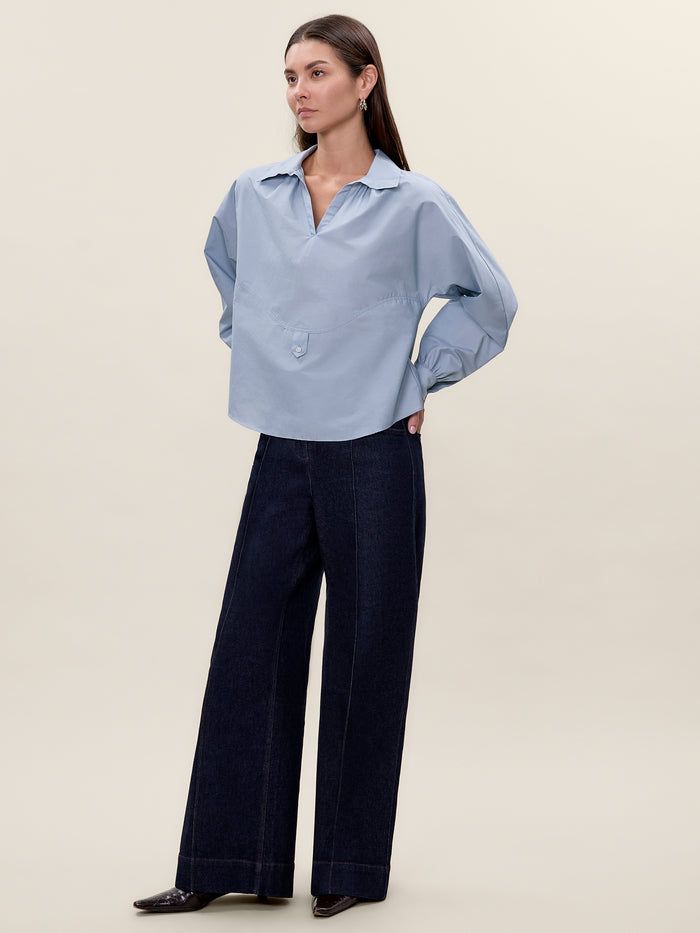 Aisley Poplin Shirt