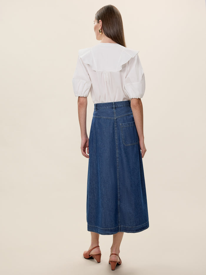 Aisley Poplin Top
