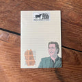 All Write Notepad featuring a unique design with a smiling figure, ideal for jotting down notes. A great Texas themed gift for anyone who loves souvenirs from Texas, making it a perfect addition to your collection of Texas made gifts and Dallas souvenirs.