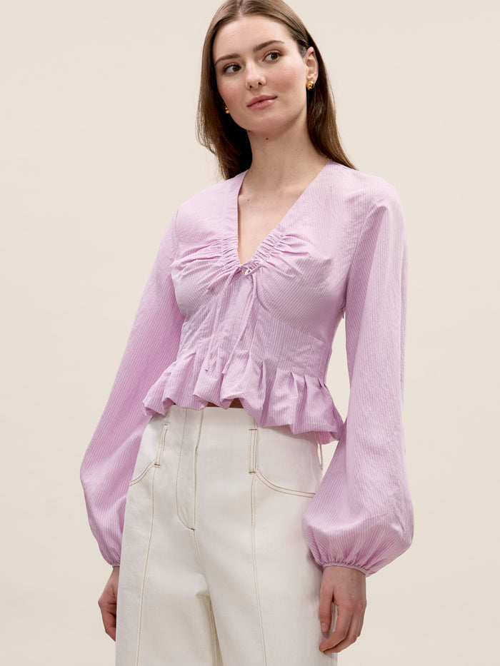 Allegra Stripe Blouse