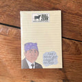 And I never got caught Notepad featuring an illustration of a man wearing a blue bandana, perfect for Texas themed gifts and souvenirs from Texas. Ideal for anyone looking for Texas Made Gifts or a unique Dallas souvenir, this notepad captures a playful Texan spirit.