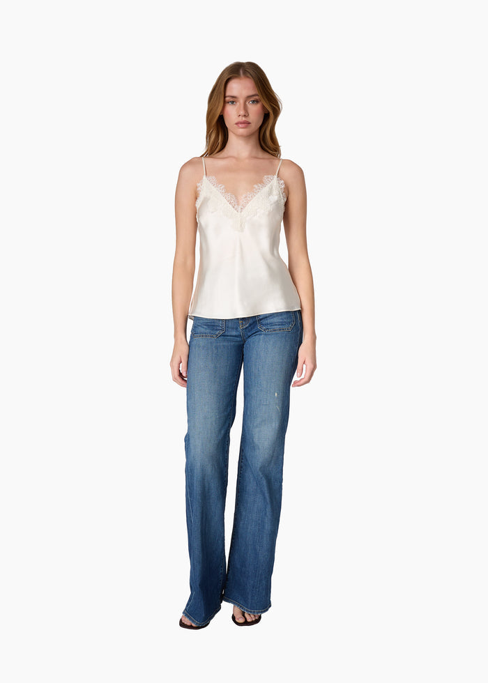 Annika Silk Camisole Macadamia