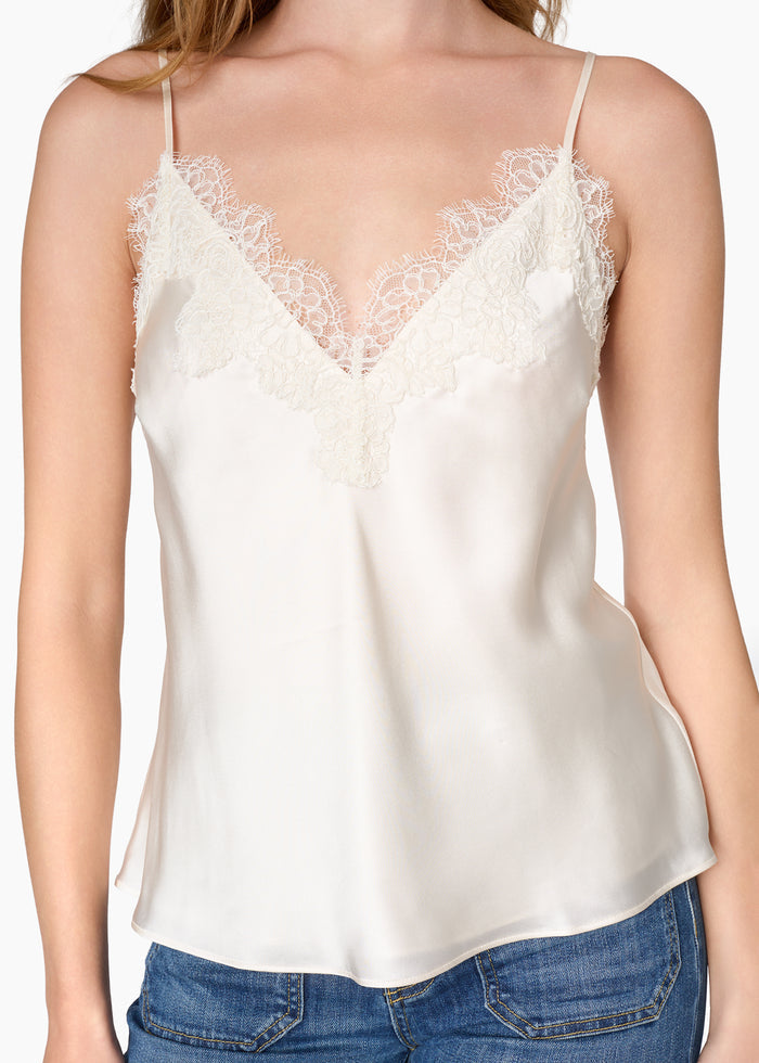Annika Silk Camisole Macadamia