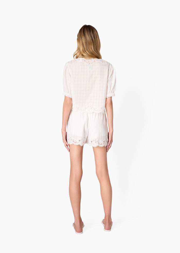 Anora Cotton Short White