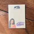 Anything for Selenas Notepad featuring a stylish design, perfect for jotting down notes. This notepad is a great Texas themed gift and a wonderful addition to any collection of Texas Made Gifts, making it an ideal souvenir from Texas, especially for those seeking a unique Dallas souvenir or Texan gifts.