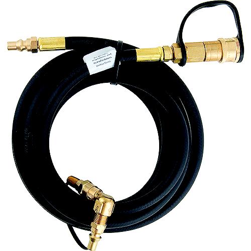 Coleman Propane Grill Conversion Hose with Female QD Connector - Side View | United RV Parts