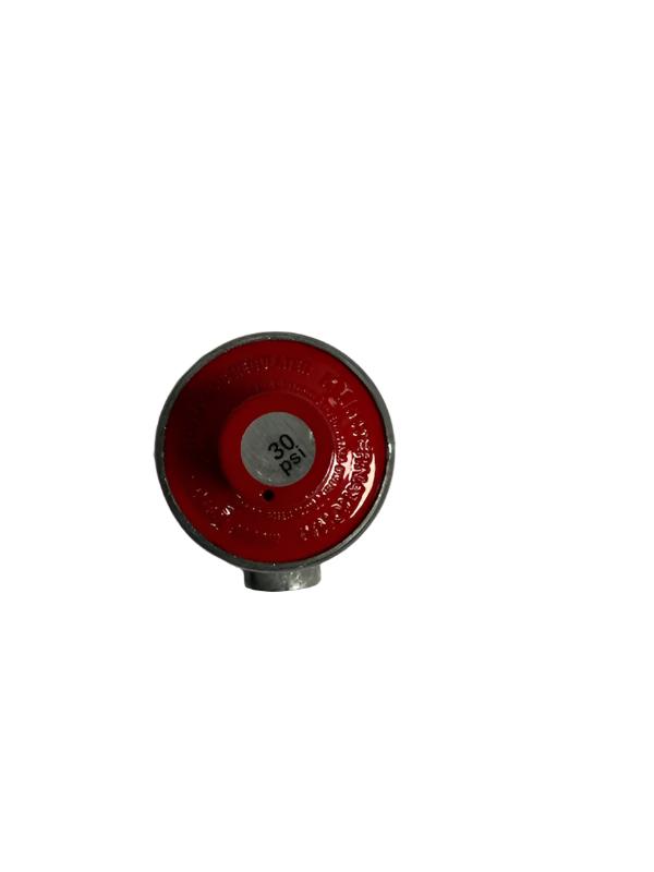 Red Adjustment Dial LP Gas Regulator 30 PSI - Top View | United RV Parts