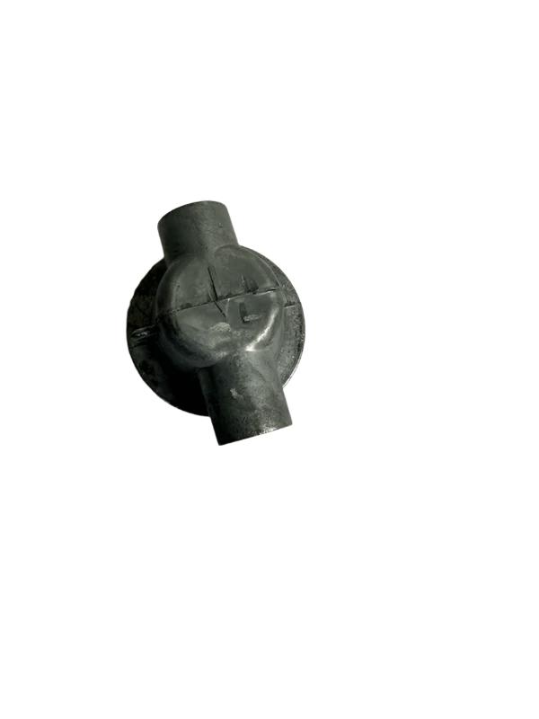 Black LP Gas Regulator Body with Threading - Bottom View | United RV Parts