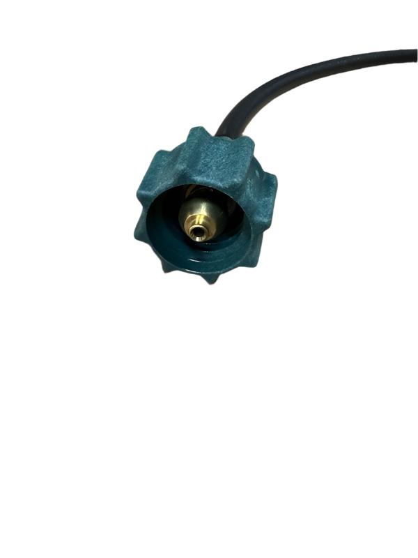 Green Acme Connector Interior View on RV Propane Hose | United RV Parts