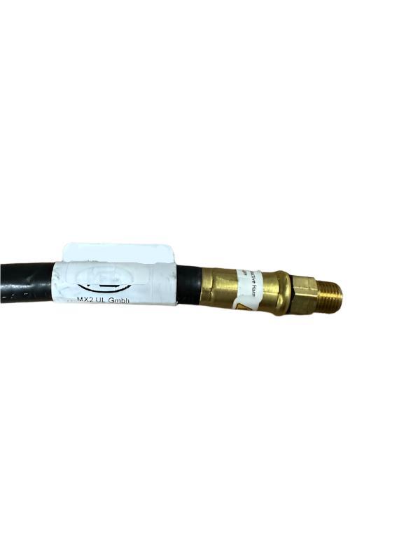 Brass Inverted Flare Fitting Detail on RV Propane Pigtail Hose | United RV Parts