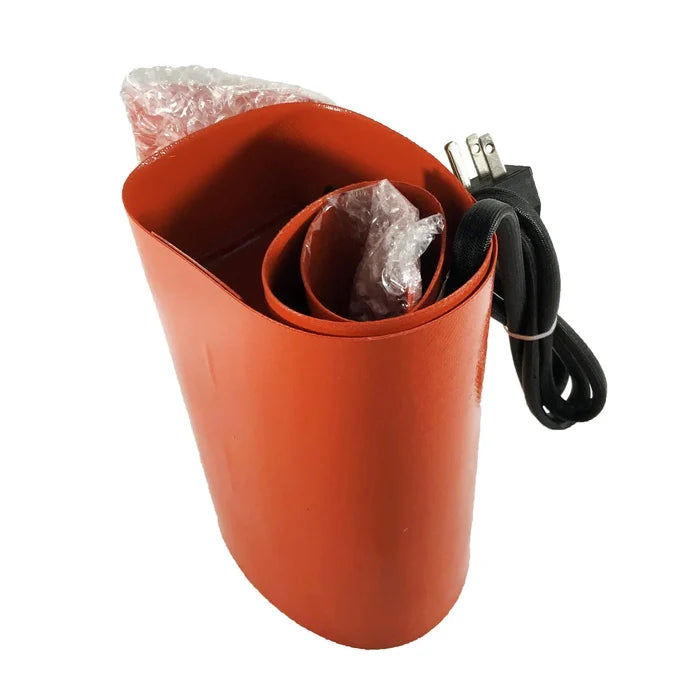 Orange Fabric Tank Blanket Heater with Power Cord - Folded Package View | United RV Parts