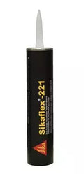 Black Sikaflex 221 Polyurethane Roof Sealant Tube - Front View | United RV Parts