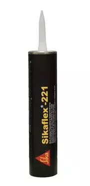 Black Sikaflex 221 Polyurethane Roof Sealant Tube - Front View | United RV Parts
