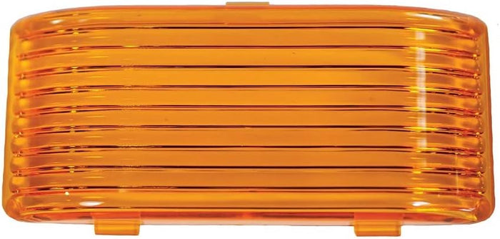 Amber Plastic RV Porch Light Lens Arcon 18107 - Front View | United RV Parts