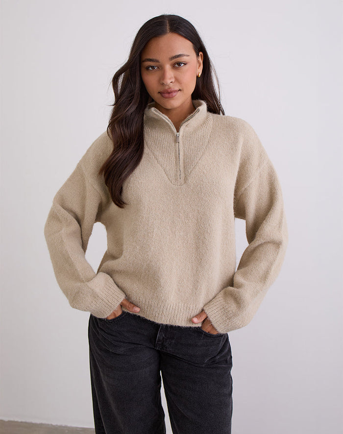 Image of Atine Jumper in Oatmeal