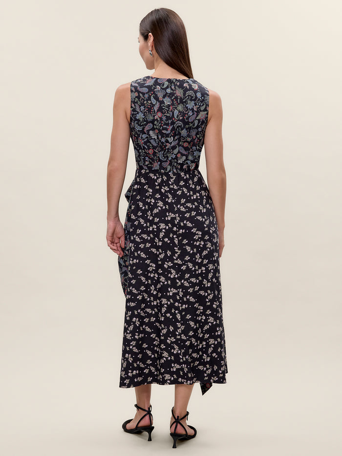 Aurelia Stretch Linen Dress