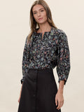 Aurelia Stretch Linen Top