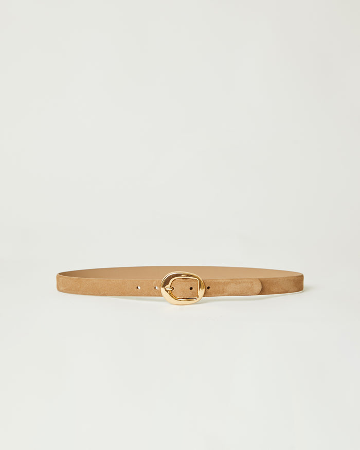 B-Low The Belt Greyson Mini Suede Belt Sable Gold