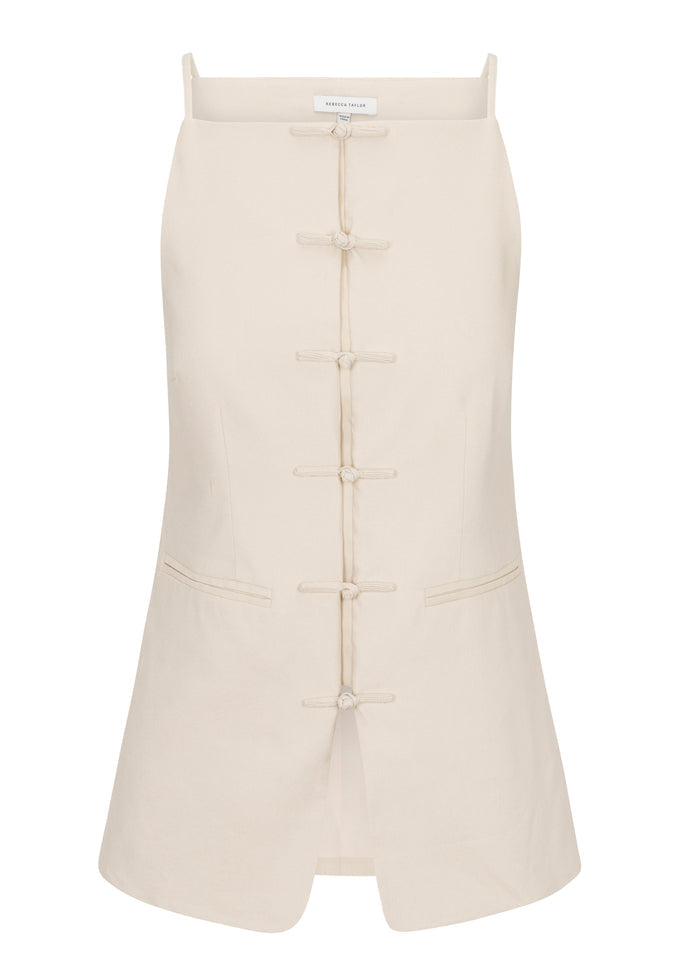 Beatrice Stretch Linen Top