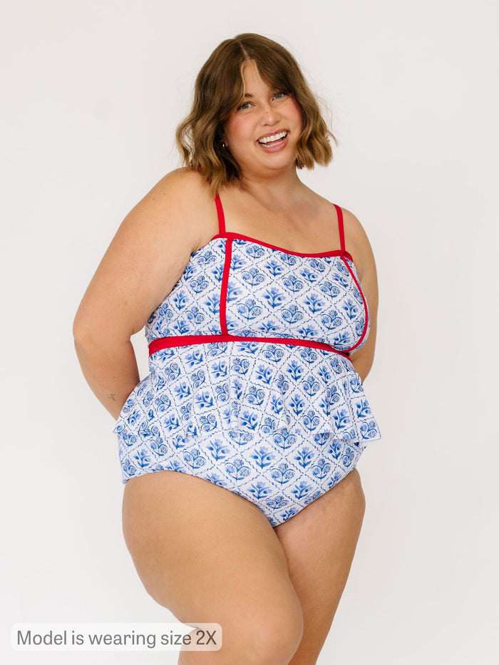 Betsy Peplum Top