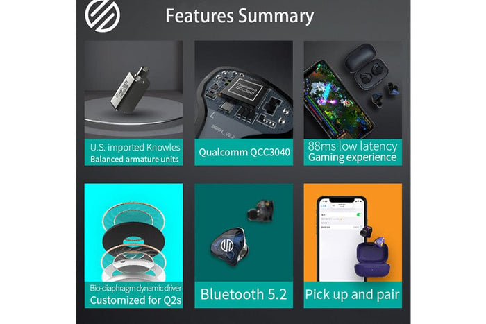 BGVP Q2S TWS True Wireless Headphone (TWS)