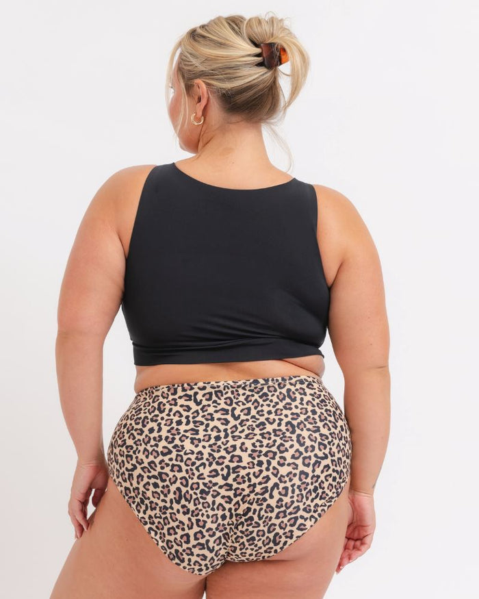 Black Knotted Crop Top