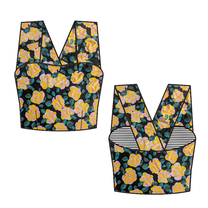 Boardwalk Bikini Crop Top - SUPERBLOOM