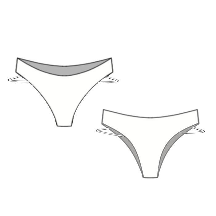 Boardwalk French Cut Bikini Bottoms- LOCAL'S SUMMER