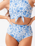 Botany Floral / Coastline Reversible Ultra High-Waist Bottom