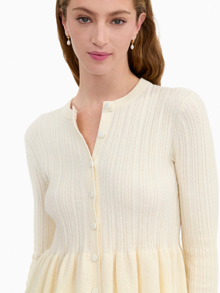 Boucle Knit Cardigan