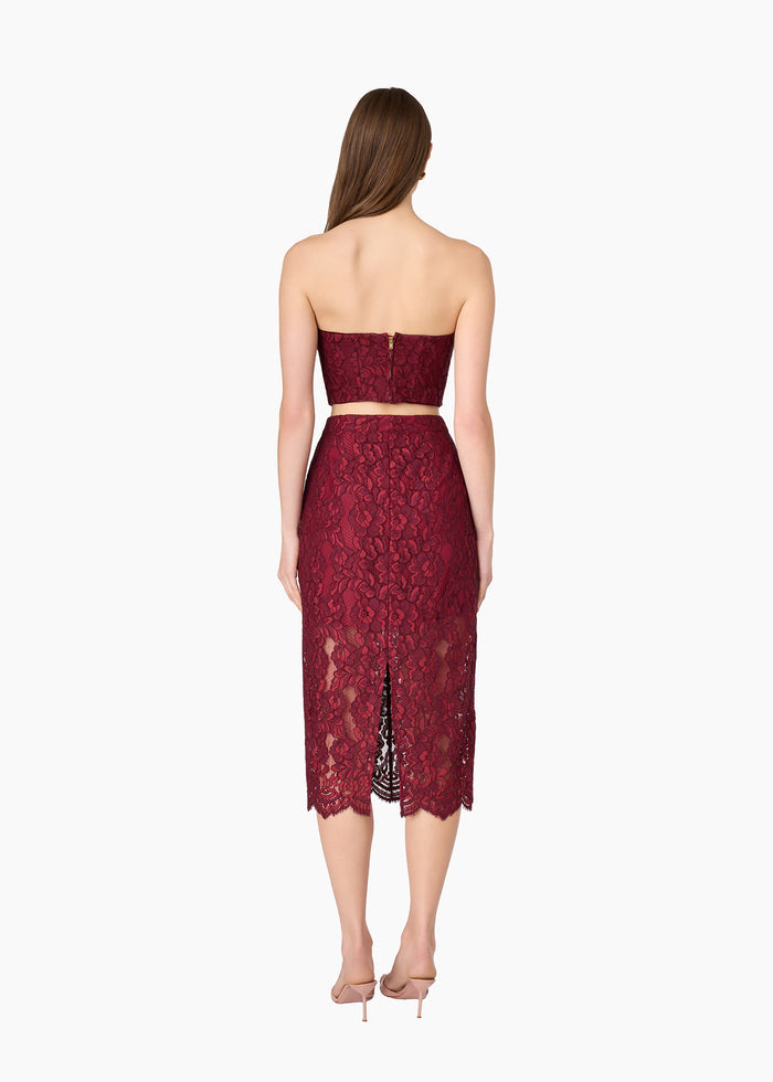 Bridges Strapless Lace Corset Compote