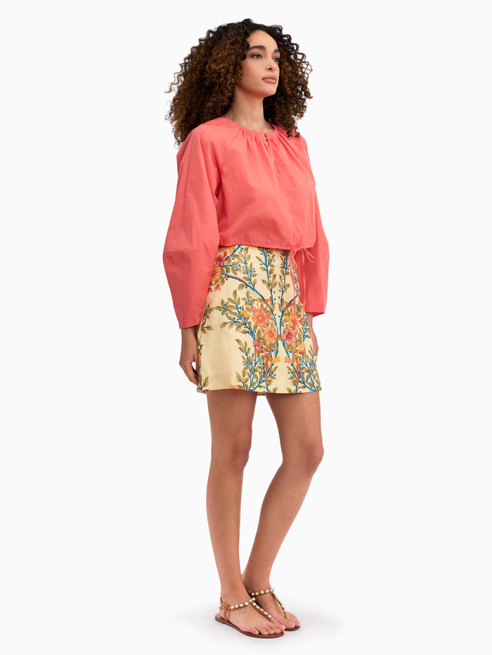 Brielle Cropped Poplin Top