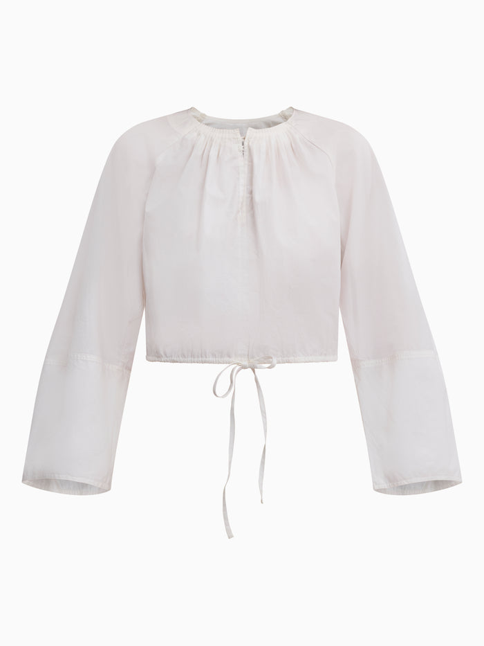 Brielle Cropped Poplin Top