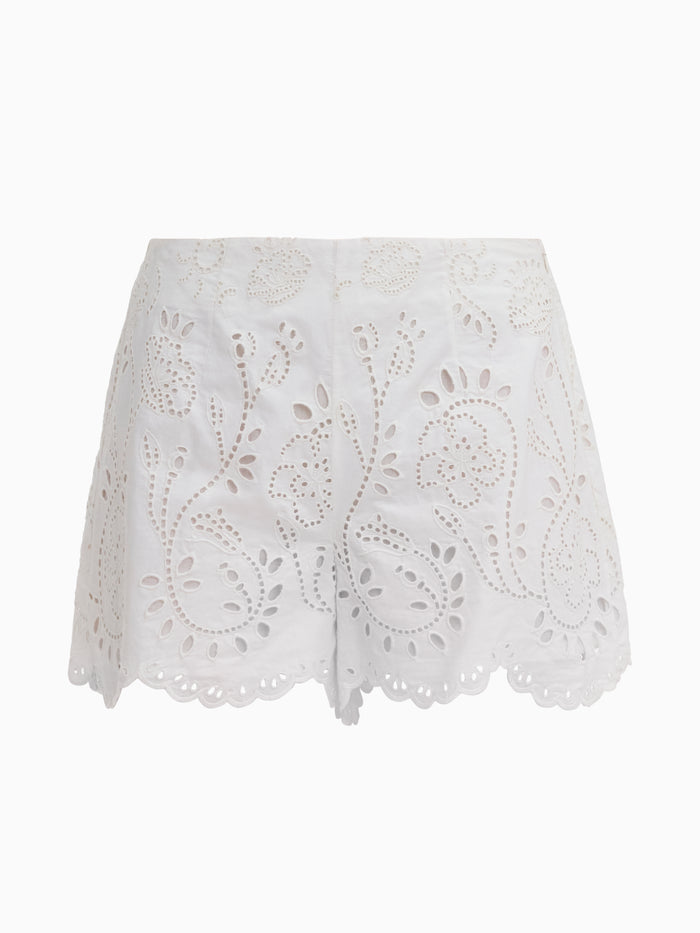 Brielle Poplin Eyelet Short