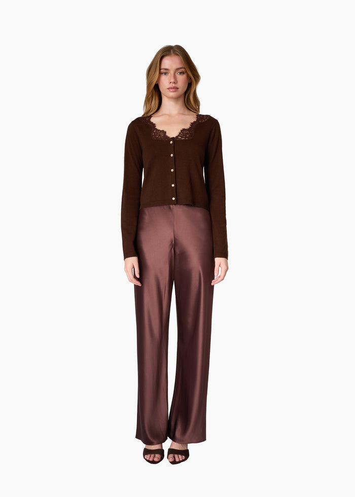 Bristol Mid Rise Pant Chocolate