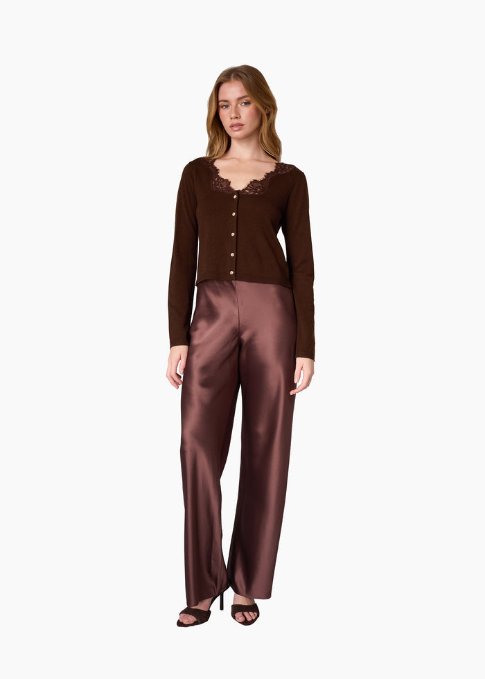 Bristol Mid Rise Pant Chocolate