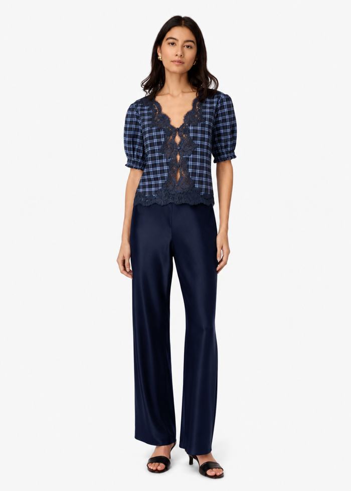 Bristol Mid Rise Pant Navy